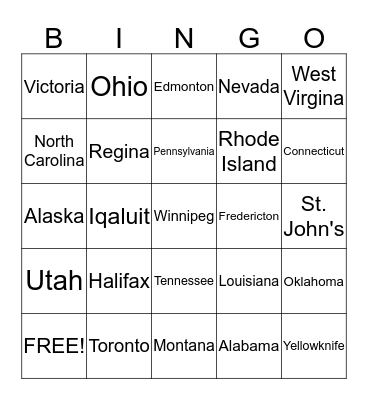 Classical Conversations Bingo Card