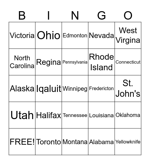 Classical Conversations Bingo Card