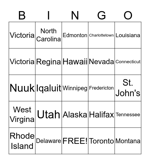 Classical Conversations Bingo Card