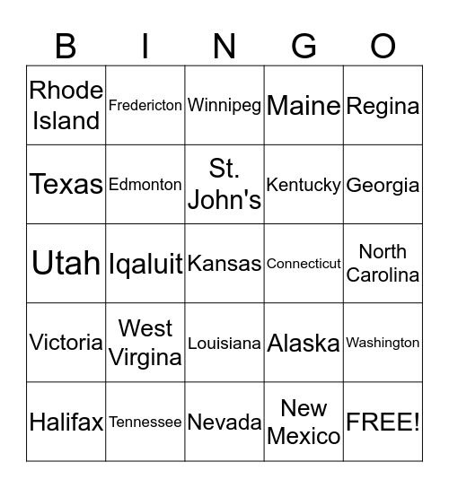 Classical Conversations Bingo Card