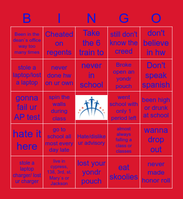 ADS Bingo Card