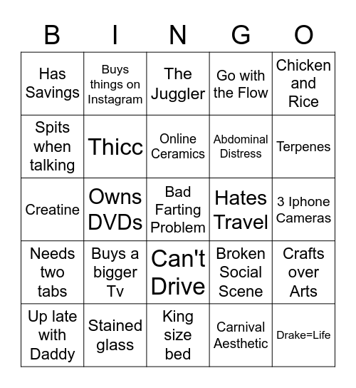 How Similar Are You to Max? Bingo Card