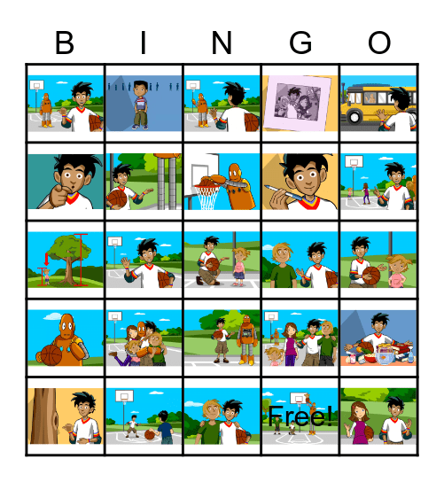 The Friends Bingo Card