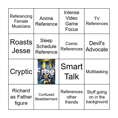 Richard Bingo Card