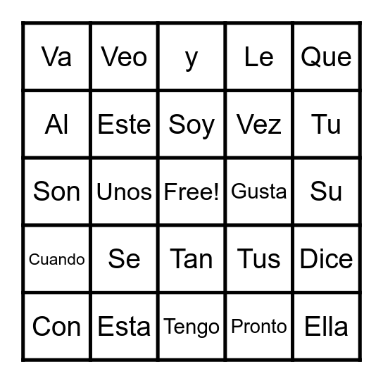 Loteria Bingo Card