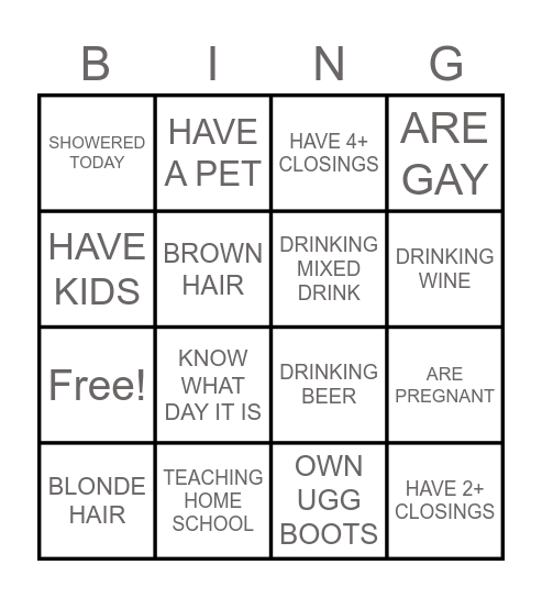 ASIVIDO TEAM BINGO Card
