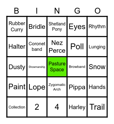 Deerfield BINGO Card