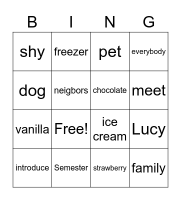 Dialogue BK1 L1 WBS1 Bingo Card