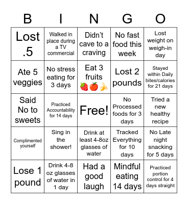 Gotta ❤️ A Challenge Bingo Card