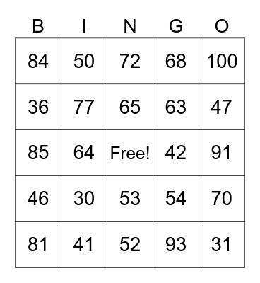 Addition WITH Regrouping Bingo Card