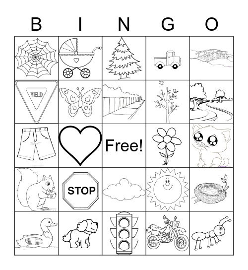 Outdoor Bingo Card