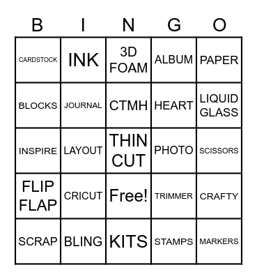 INSPIRED BINGO Card