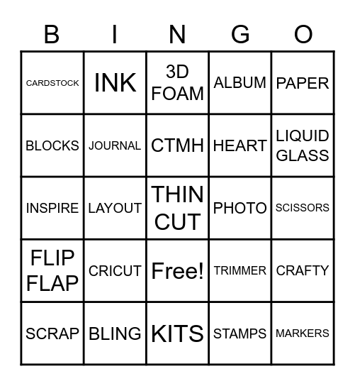 INSPIRED BINGO Card