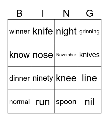Zaid Bingo Week 4 Bingo Card