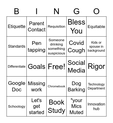 PL Day Bingo Card