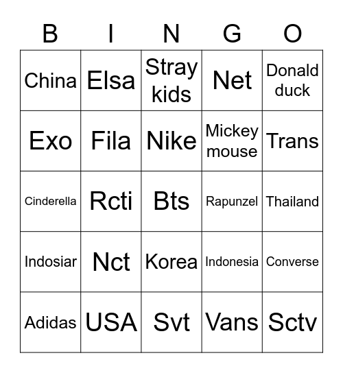 shahiradrie's Bingo Card