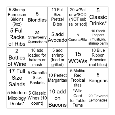 Punch Out for Higher Sales  Bingo Card