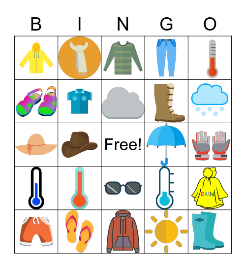 Lesson 5: Styles Around the World Bingo Card