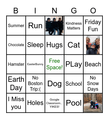 Bingo With Guetti Bingo Card