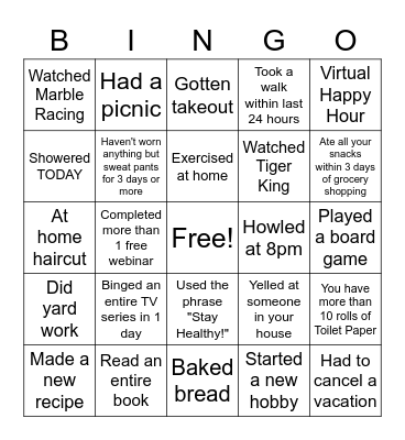 CYDC Team Meeting BINGO Card
