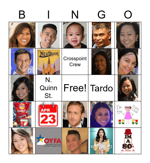 All About Tel Birthday Bingo Game Bingo Card