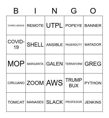 LAC/SE Bingo Card
