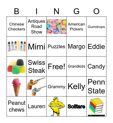 Grammys at home bingo Card