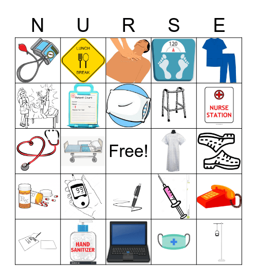 Nursing Bingo Card