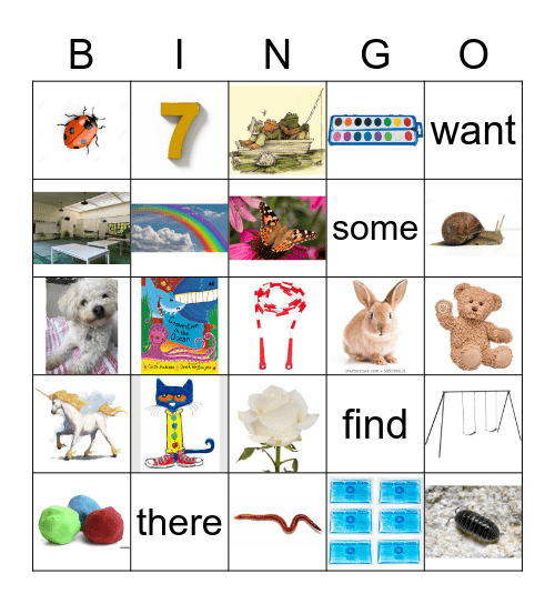 Room 7 Bingo! Bingo Card