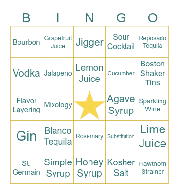 HODDE BROS | BOOZY BINGO Card