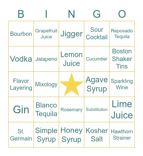 HODDE BROS | BOOZY BINGO Card