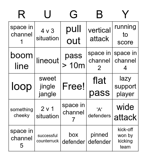 7s Bingo Card