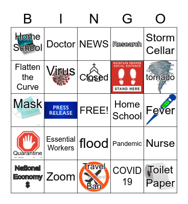 SPRING 2020 BINGO Card