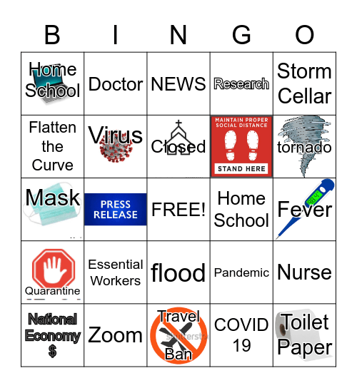 SPRING 2020 BINGO Card