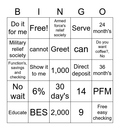 Quarentine Bingo Card