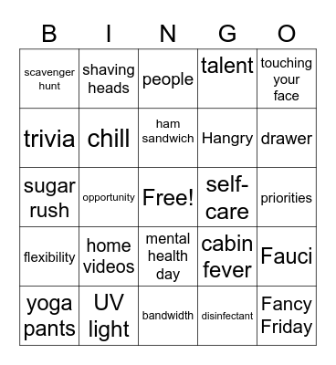 CI/CD Town Hall #3 Bingo Card
