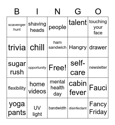 CI/CD Town Hall #3 Bingo Card