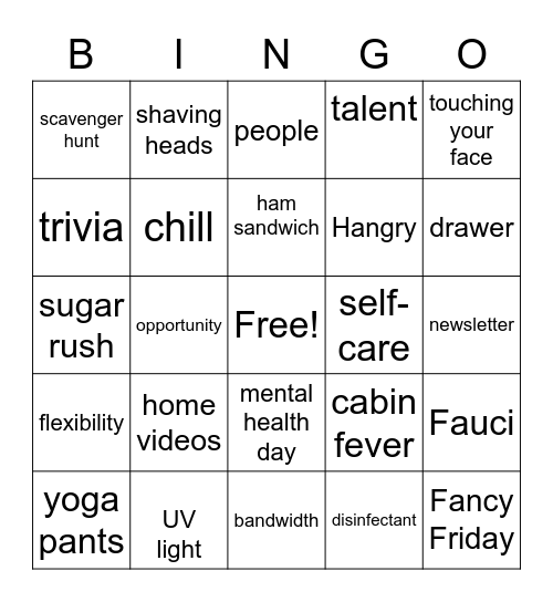 CI/CD Town Hall #3 Bingo Card