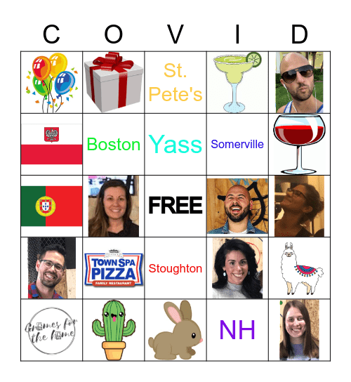 Covid Bingo! Bingo Card