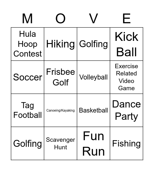 Mondays On The Bingo Card