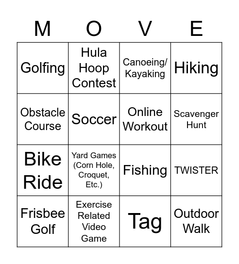 Mondays On The Bingo Card