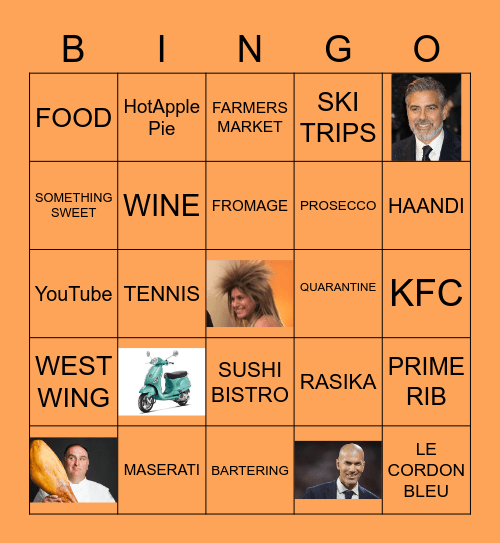 PEGGY PARTY Bingo Card
