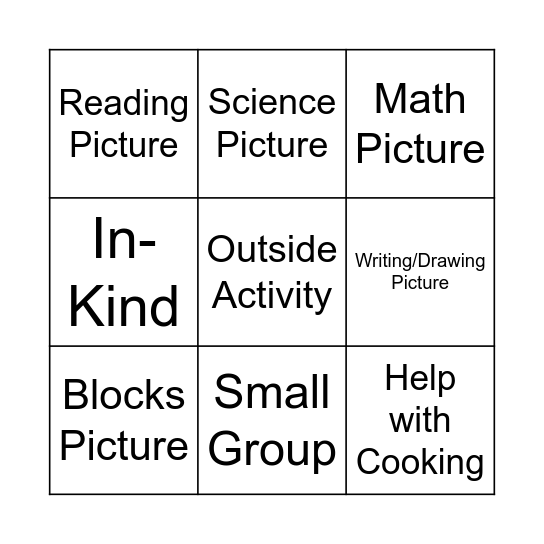 Google Classroom Bingo Card