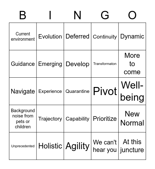 KBSC-Bingo Card