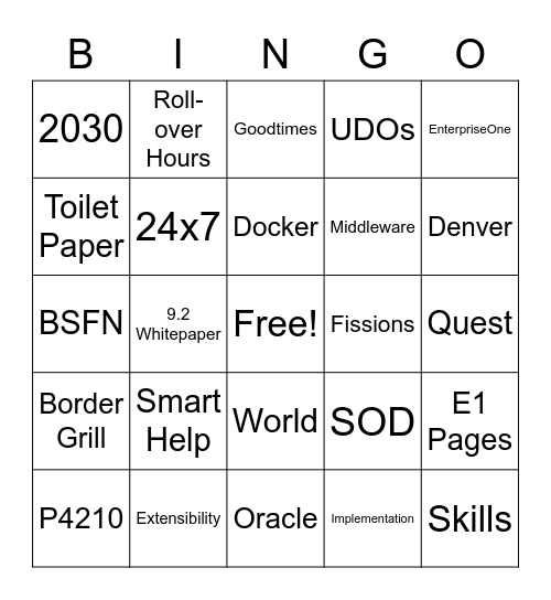 Circular Edge - Customer Appreciation Event Bingo Card