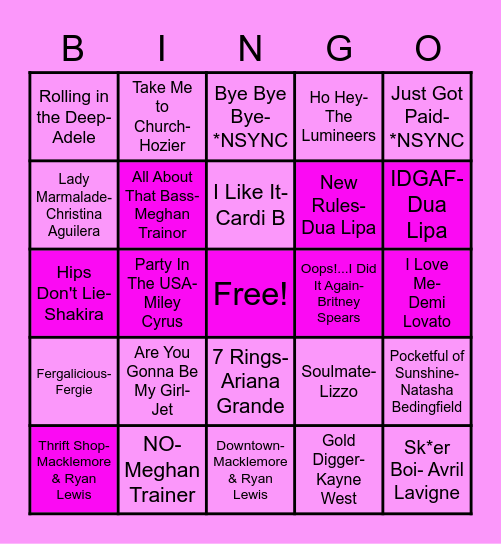 Happy Birthday Claire! Bingo Card