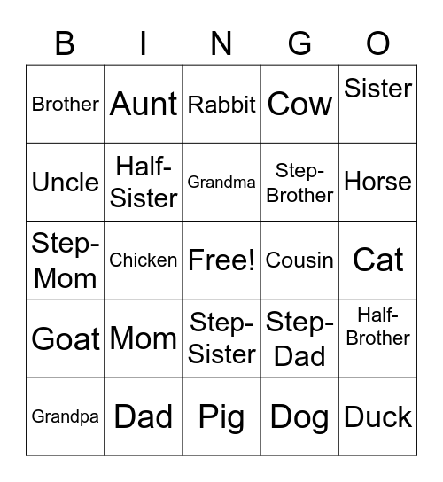 Bobcat Bingo Week 5 Bingo Card