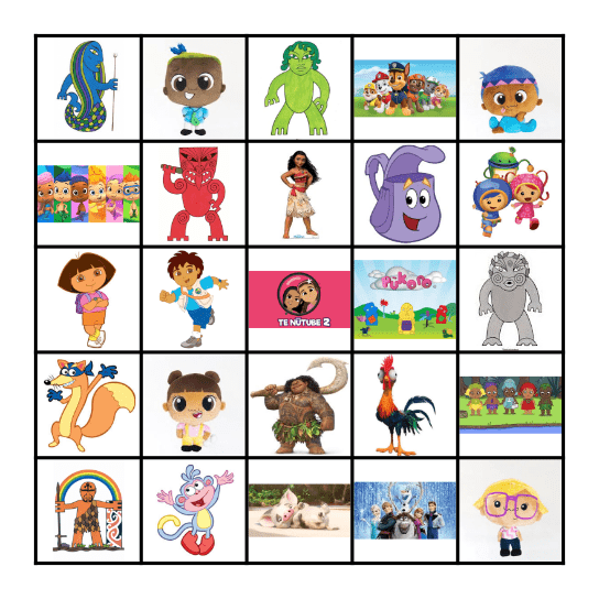 WHAREWHARE Bingo Card