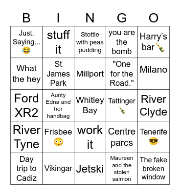 Zoom Bingo Card