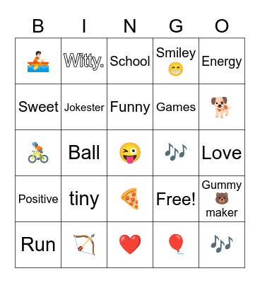Birthday bingo Card